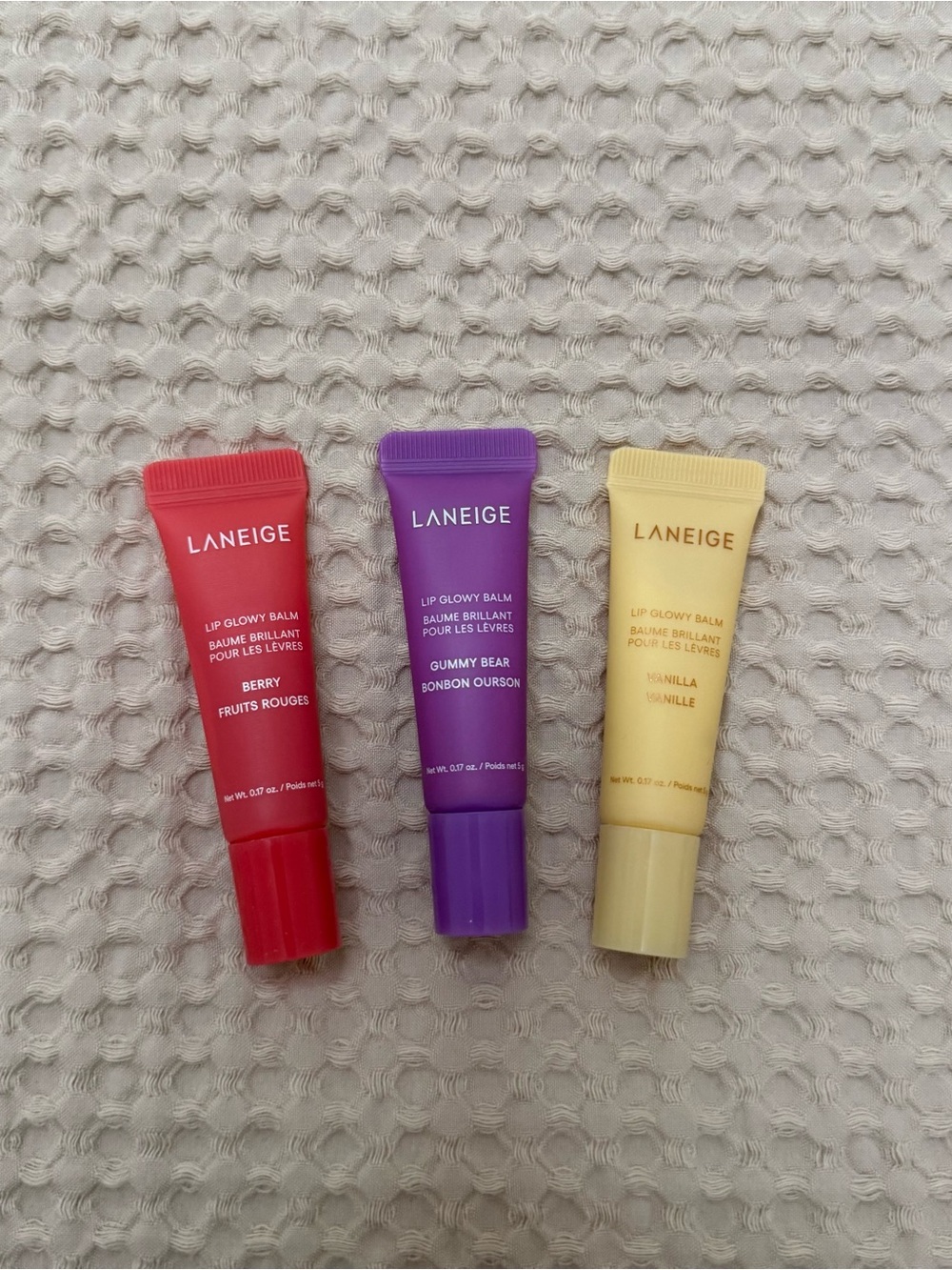 Laneige Mini Lip Glowy Balm (Set of 3)